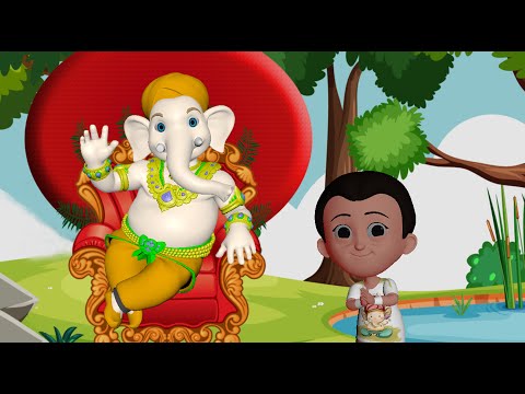 Ganpati Bappa Aa Rahe Hai | New Hindi Rhyme | Ganpati song with animation